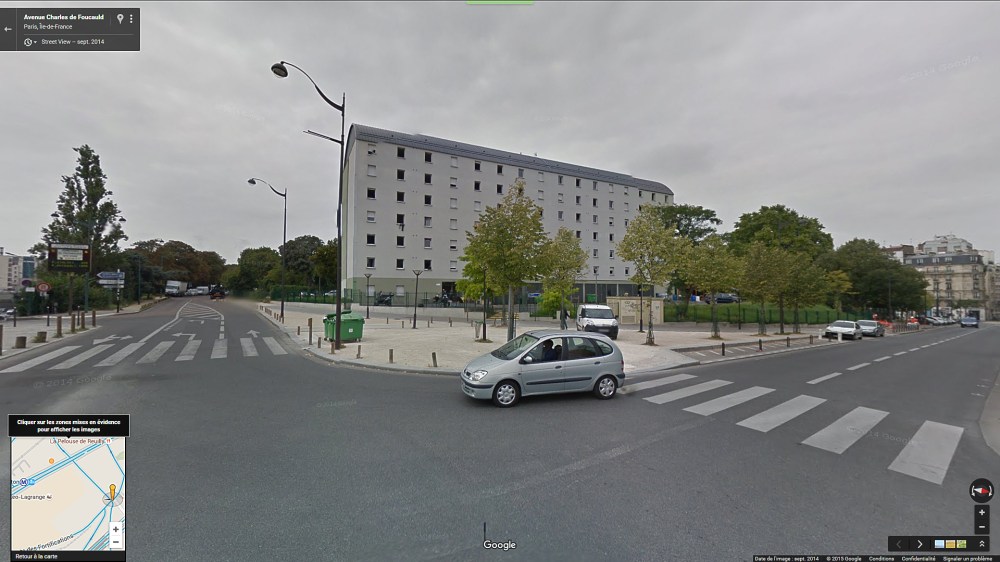 Là c'est toujours beau, mais moins.