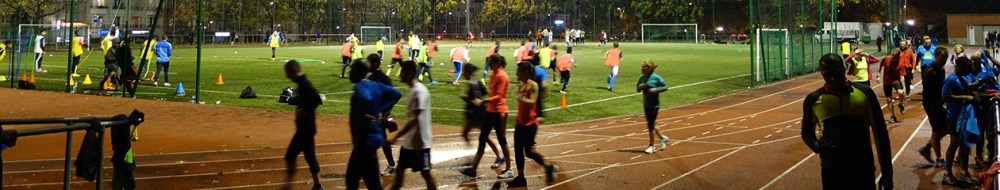 Le stade Léo Lagrange est très fréquenté, tous les jours