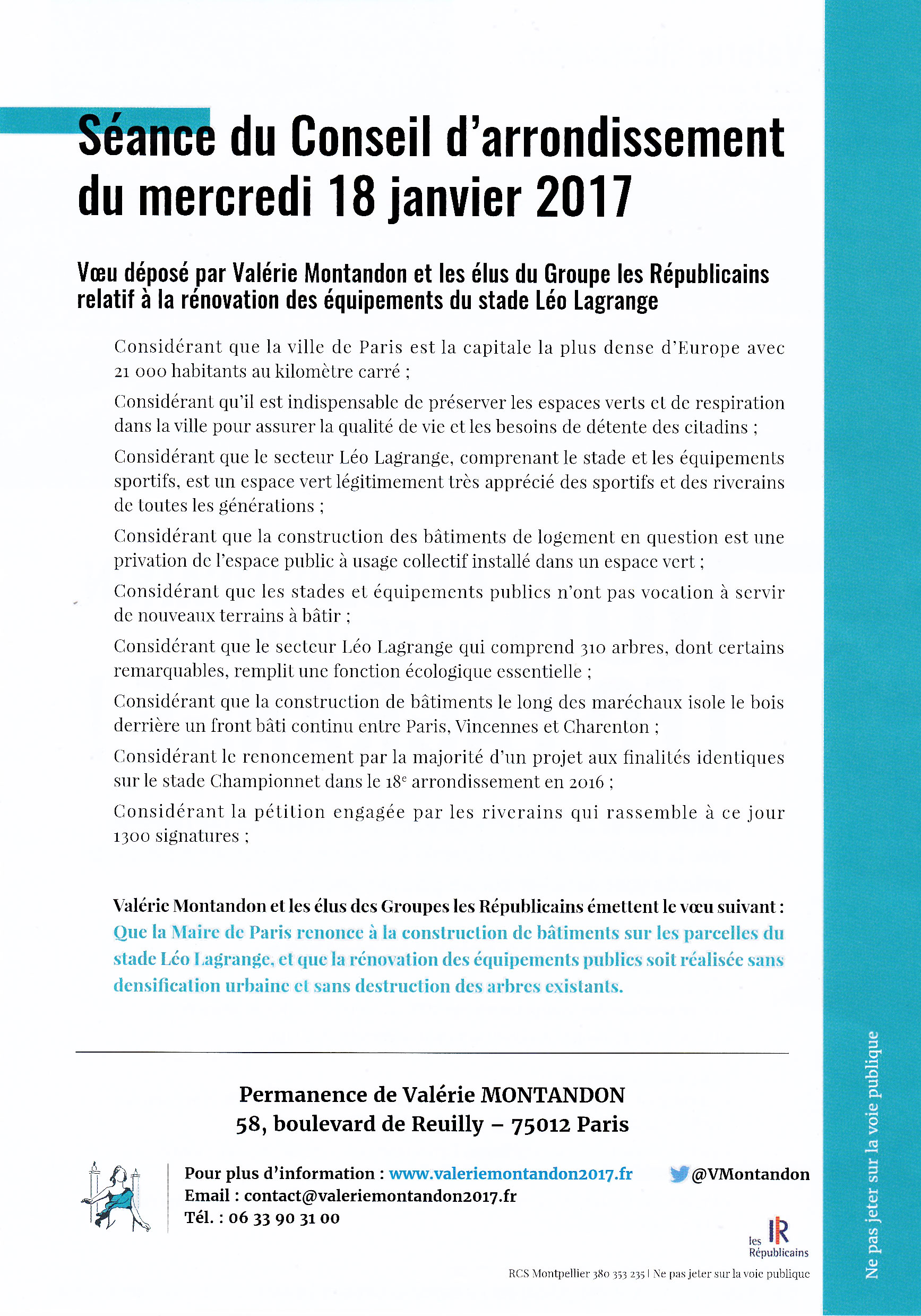 Pour la maire de Paris, deux et deux ne font pas quatre